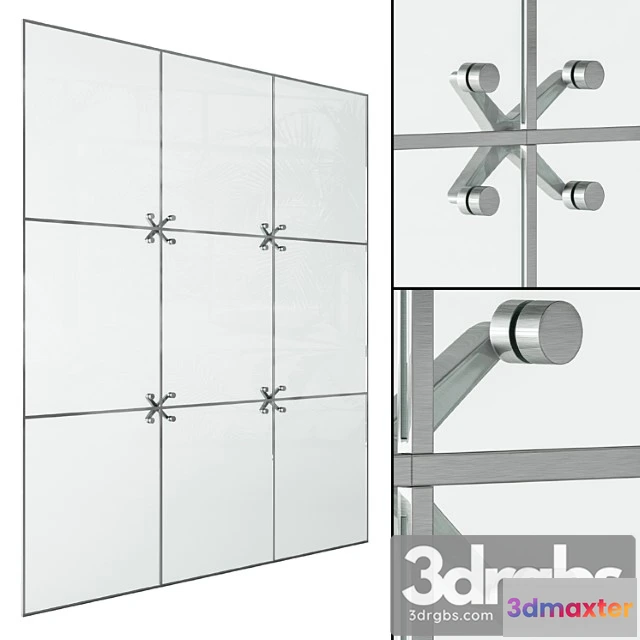 1059024 - Spider glazing window modern - windows set 04