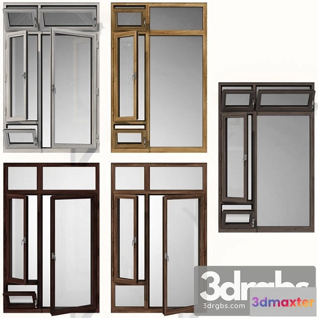 1059032 - Swing stained-glass wooden windows 1