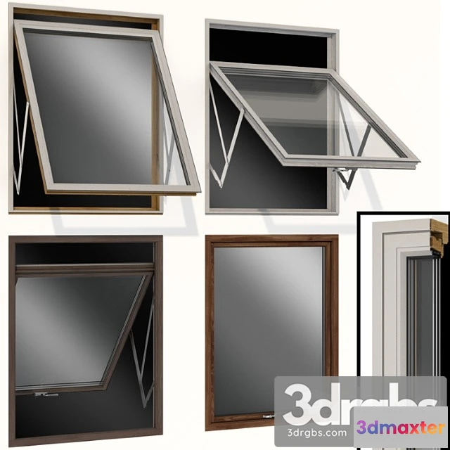 1059042 - Top swing hinged wooden metal window_1 - No.2