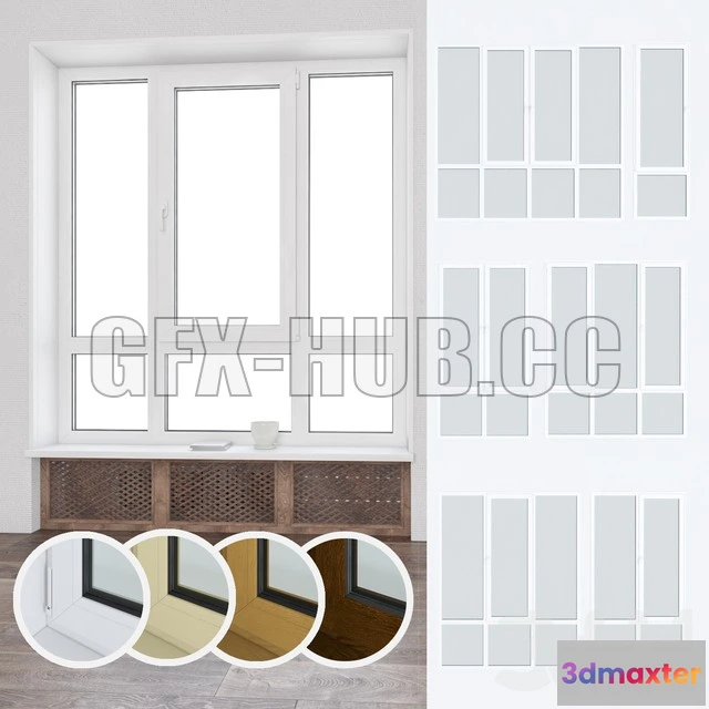 1091282 - Set of plastic windows 05 - 224839