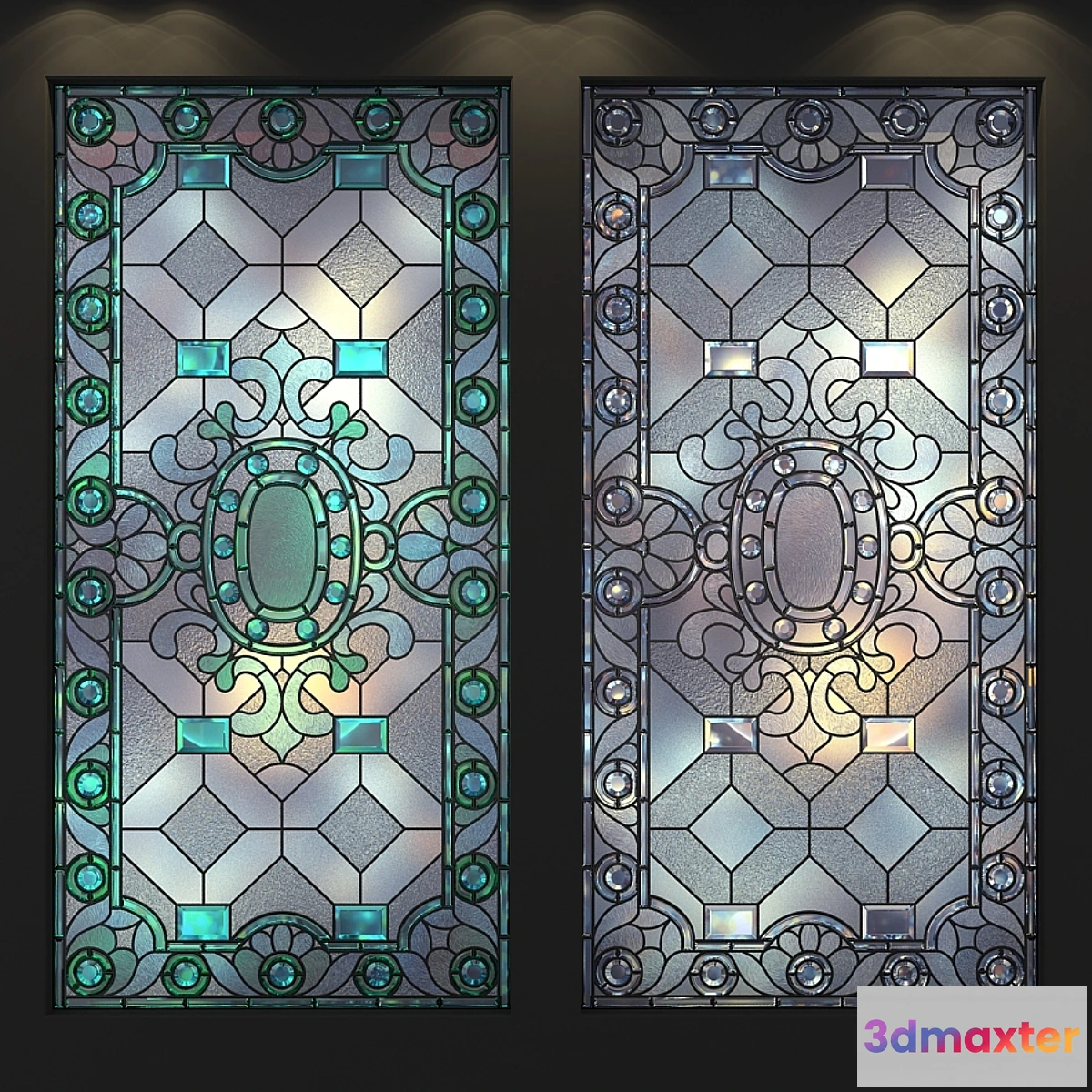 1285192 - stained-glass window - No.3 3D Max