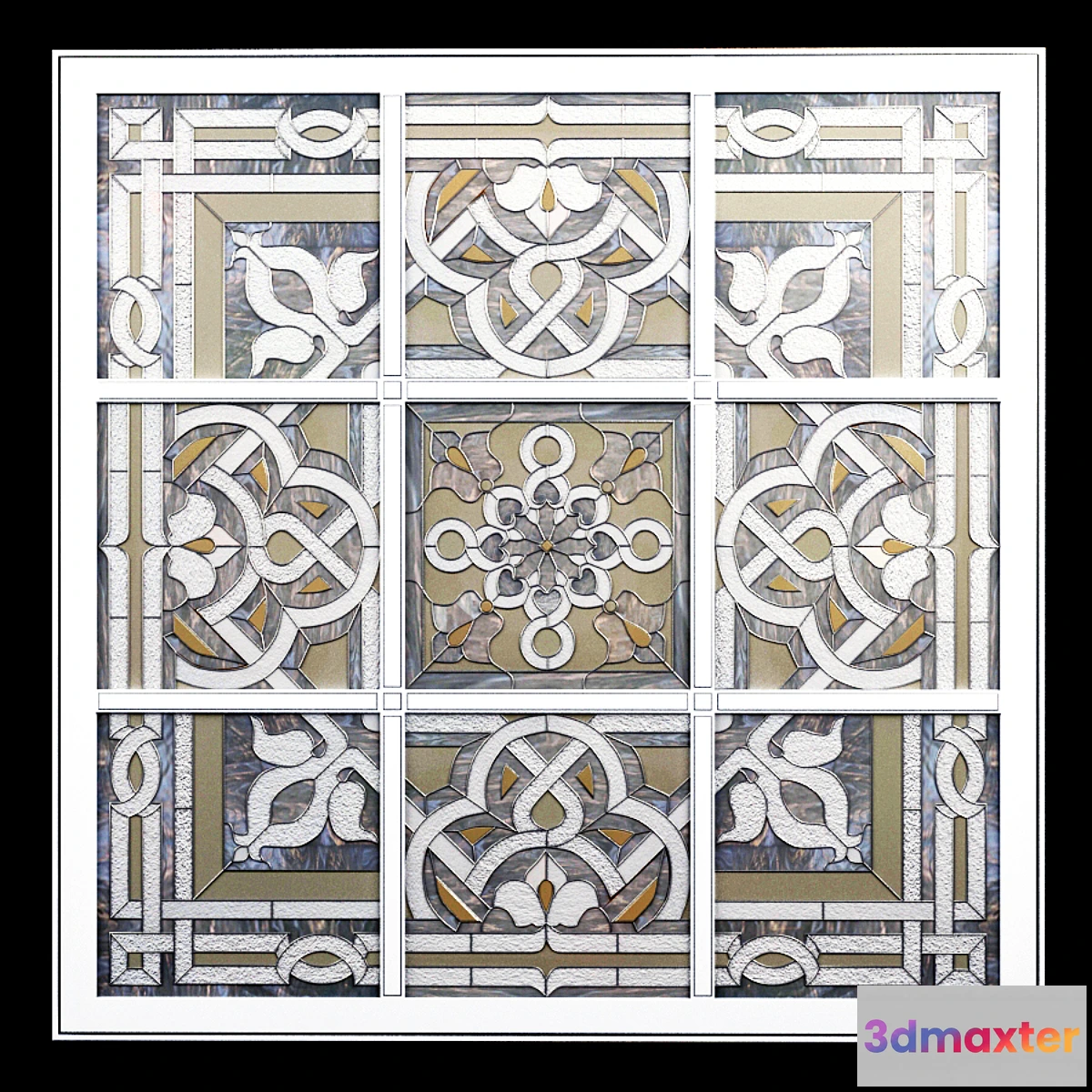 1287860 - stained-glass window - No.4 3D Max