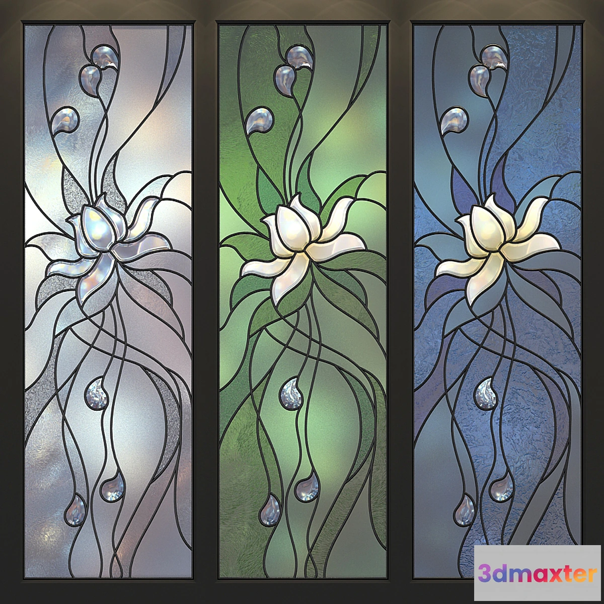 1292421 - Stained Lotus 3D Max