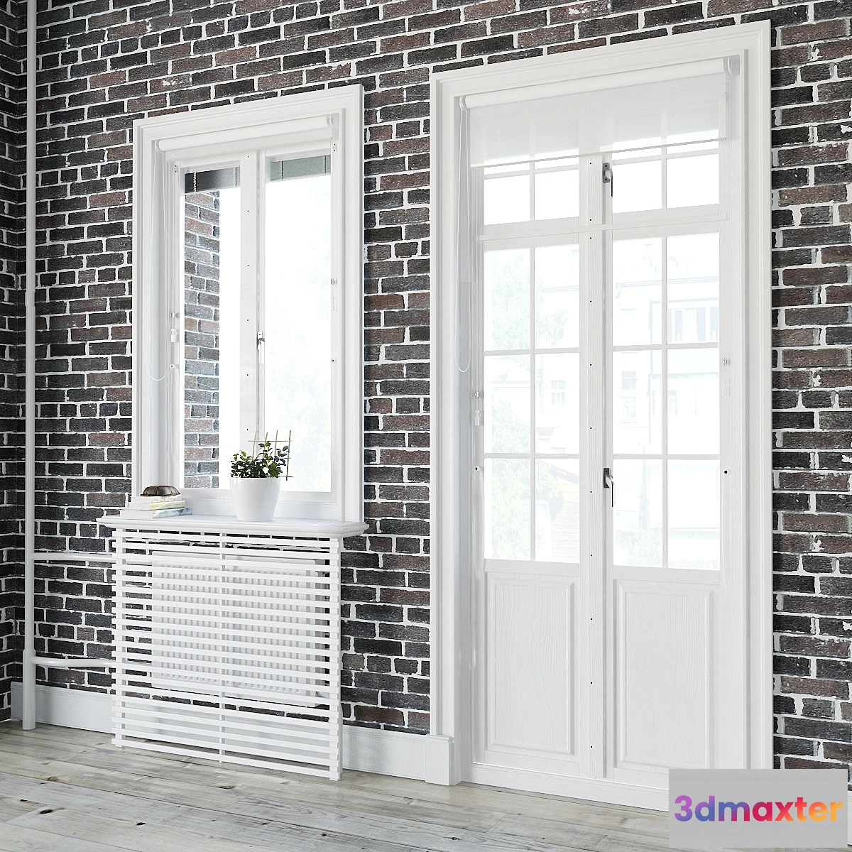 1294377 - Windows in Scandinavian style 3D Max