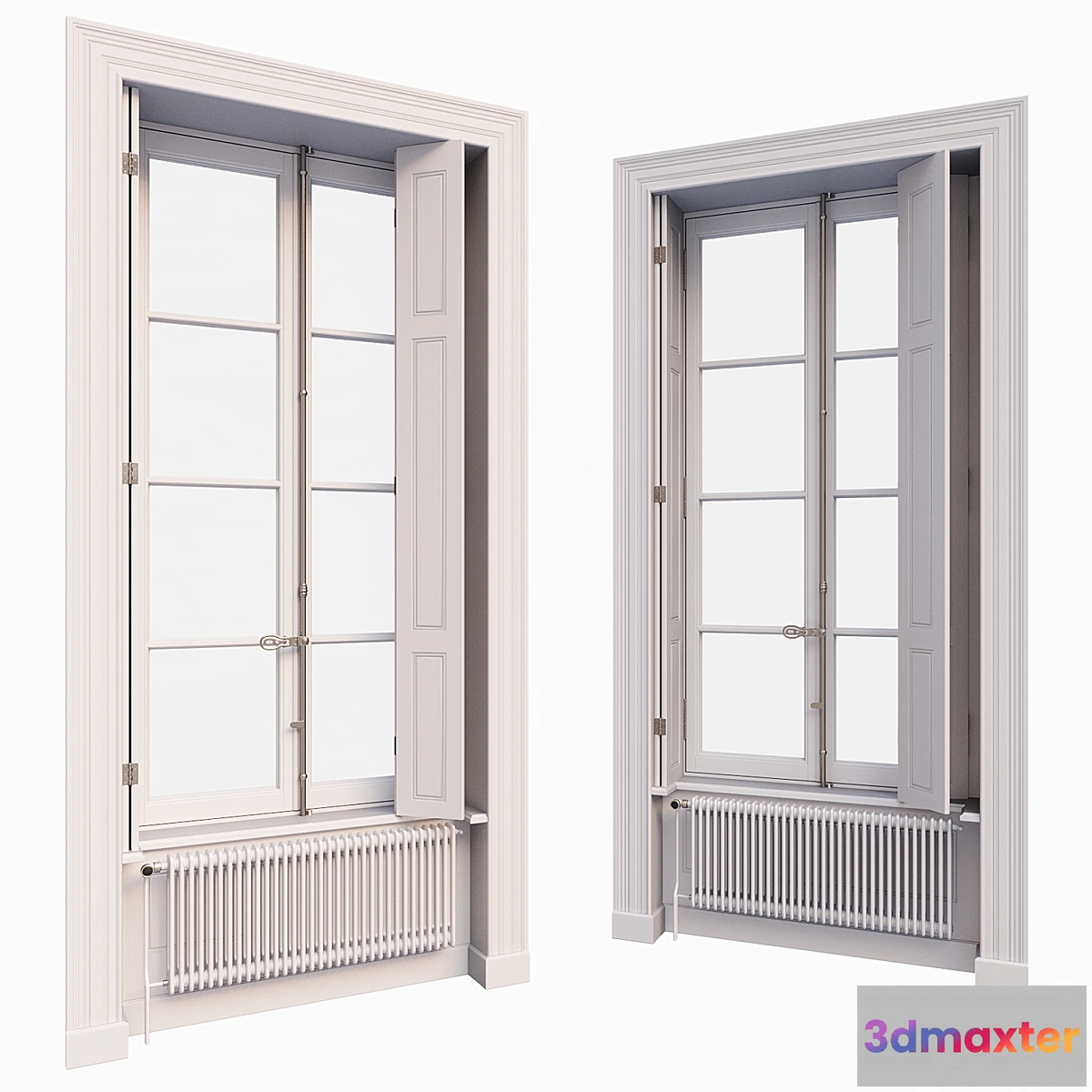 1317626 - AVE Vintage French Window 3D Max
