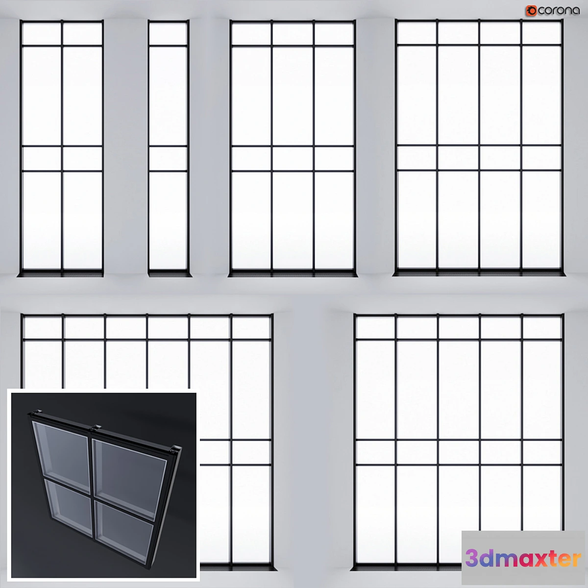 1323743 - Structural glazing 1 - No.2 3D Max