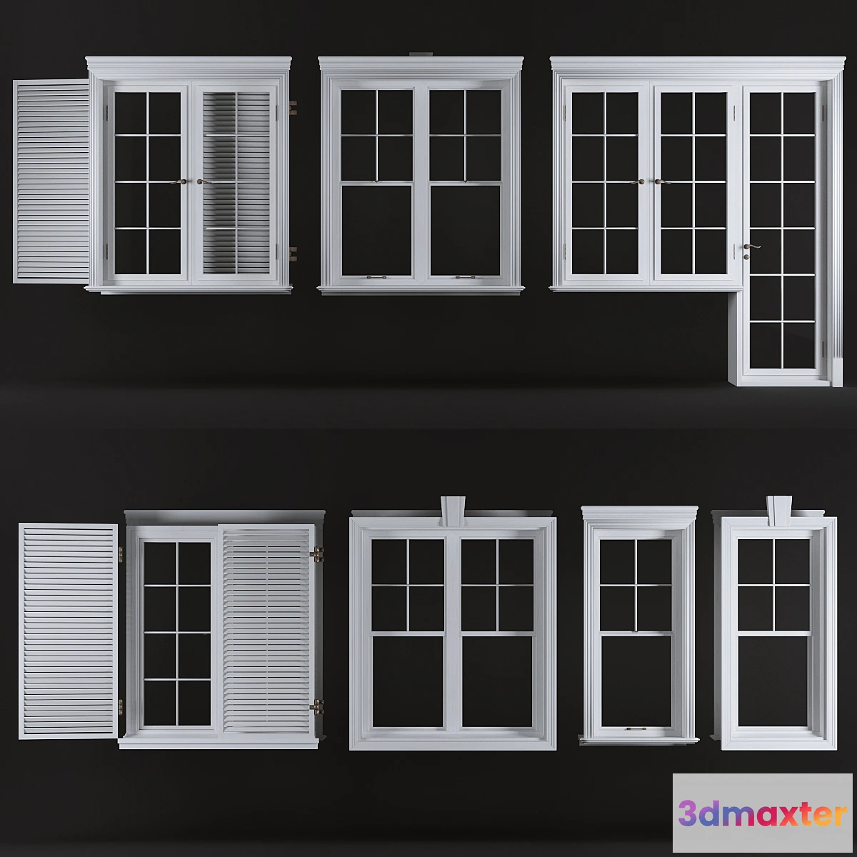 1344397 - Windows_set_01 3D Max