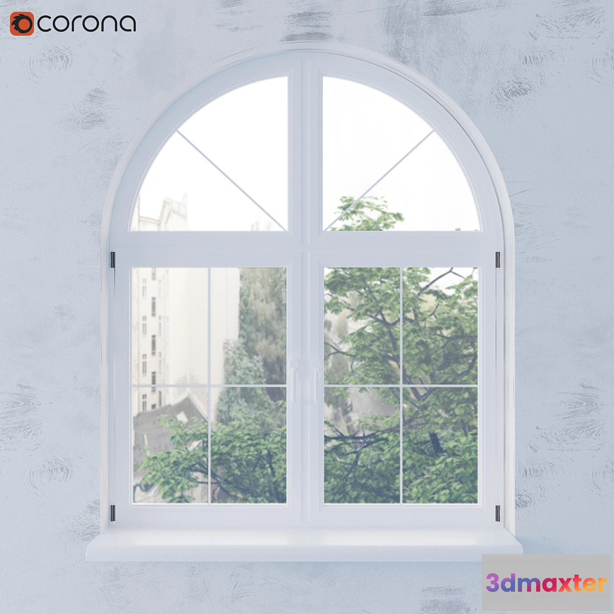 1351545 - arched window 3D Max