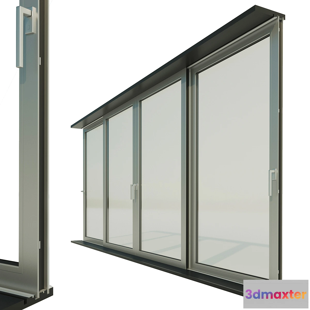 1398386 - Panoramic sliding system Window Door 3D Max