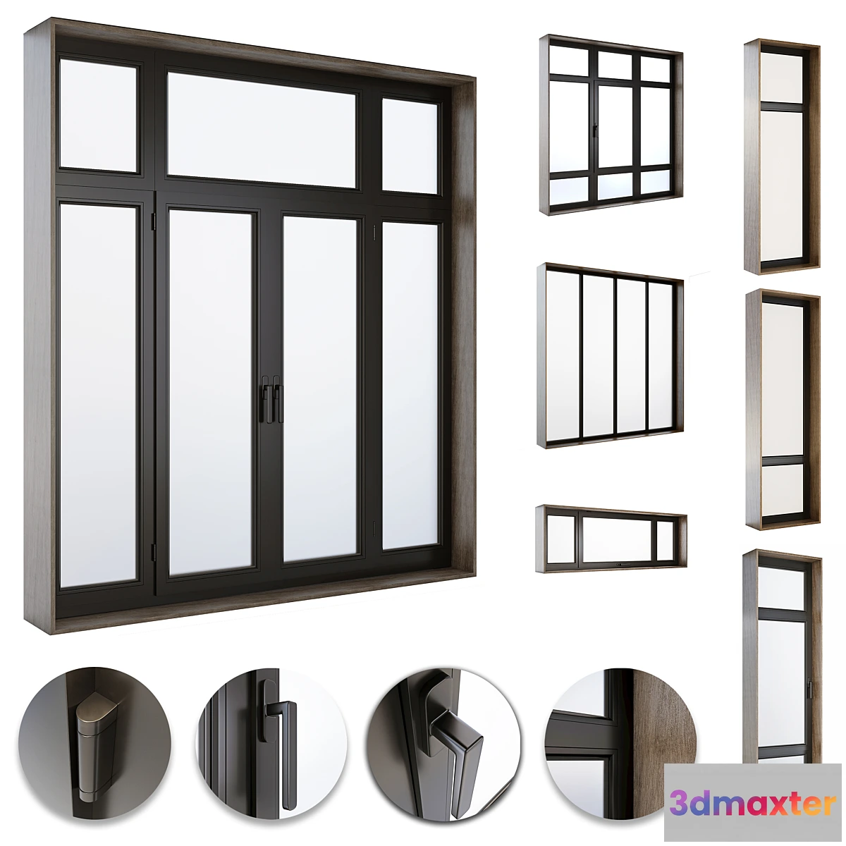 1400770 - modern windows 3D Max