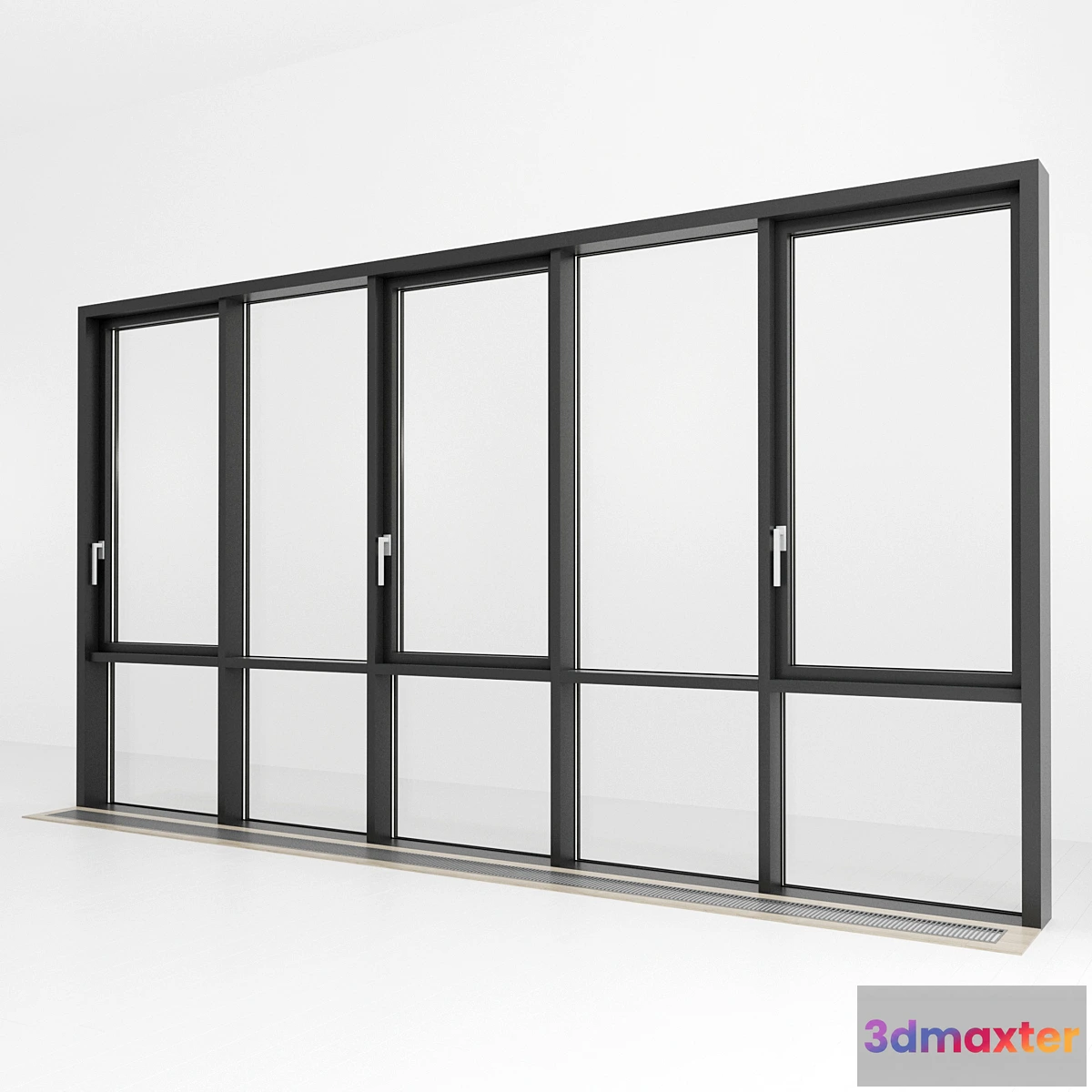 1407292 - Panoramic glazing. Stained glass. 78 3D Max