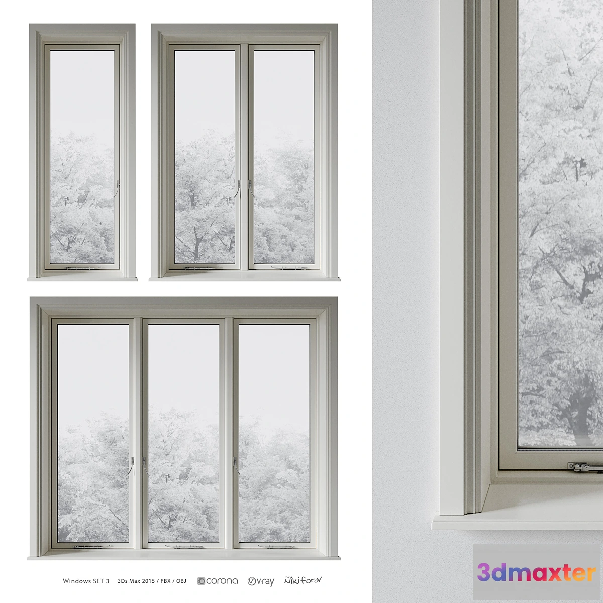 1416198 - Classic window 3 3D Max