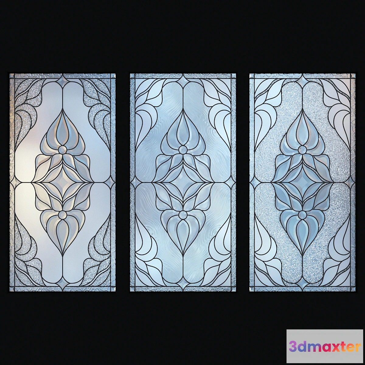 1426852 - Stained glass window 3D Max