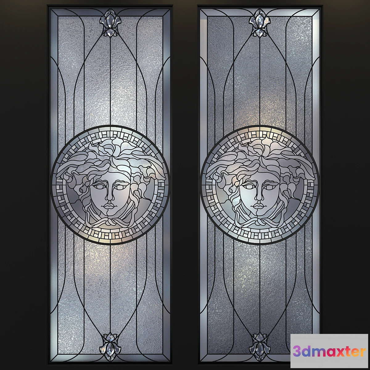1429278 - Stained-glass window VERSACE 3D Max