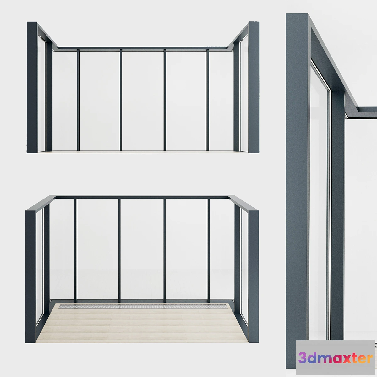 1431828 - Panoramic glazing 2 3D Max