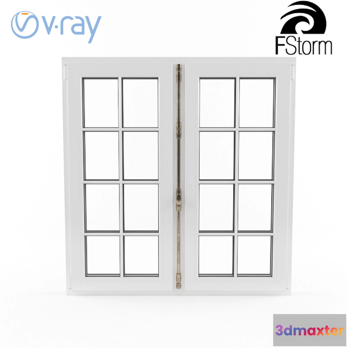 1442078 - Classic French Window 3D Max