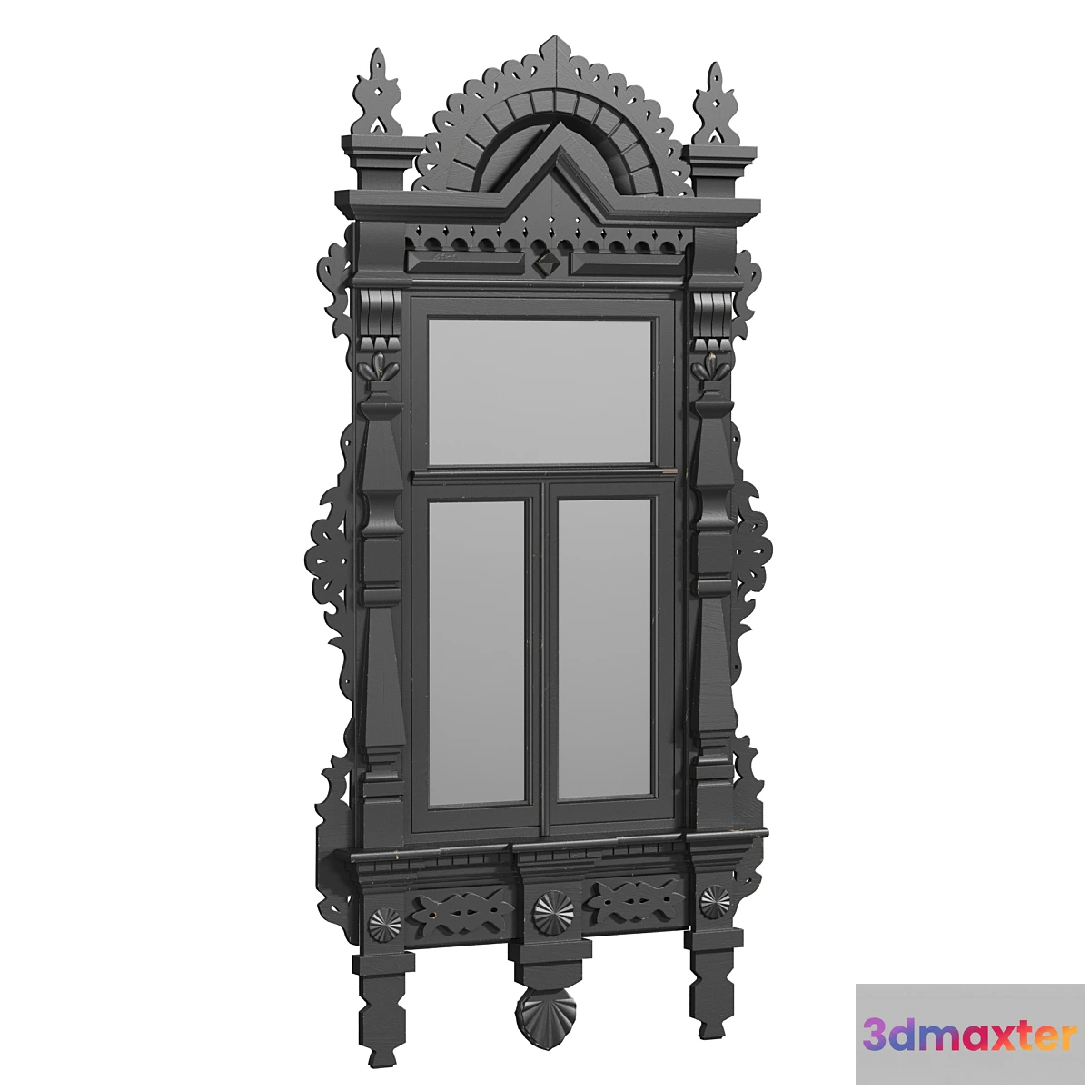 1461454 - Carved wooden frame 03 3D Max