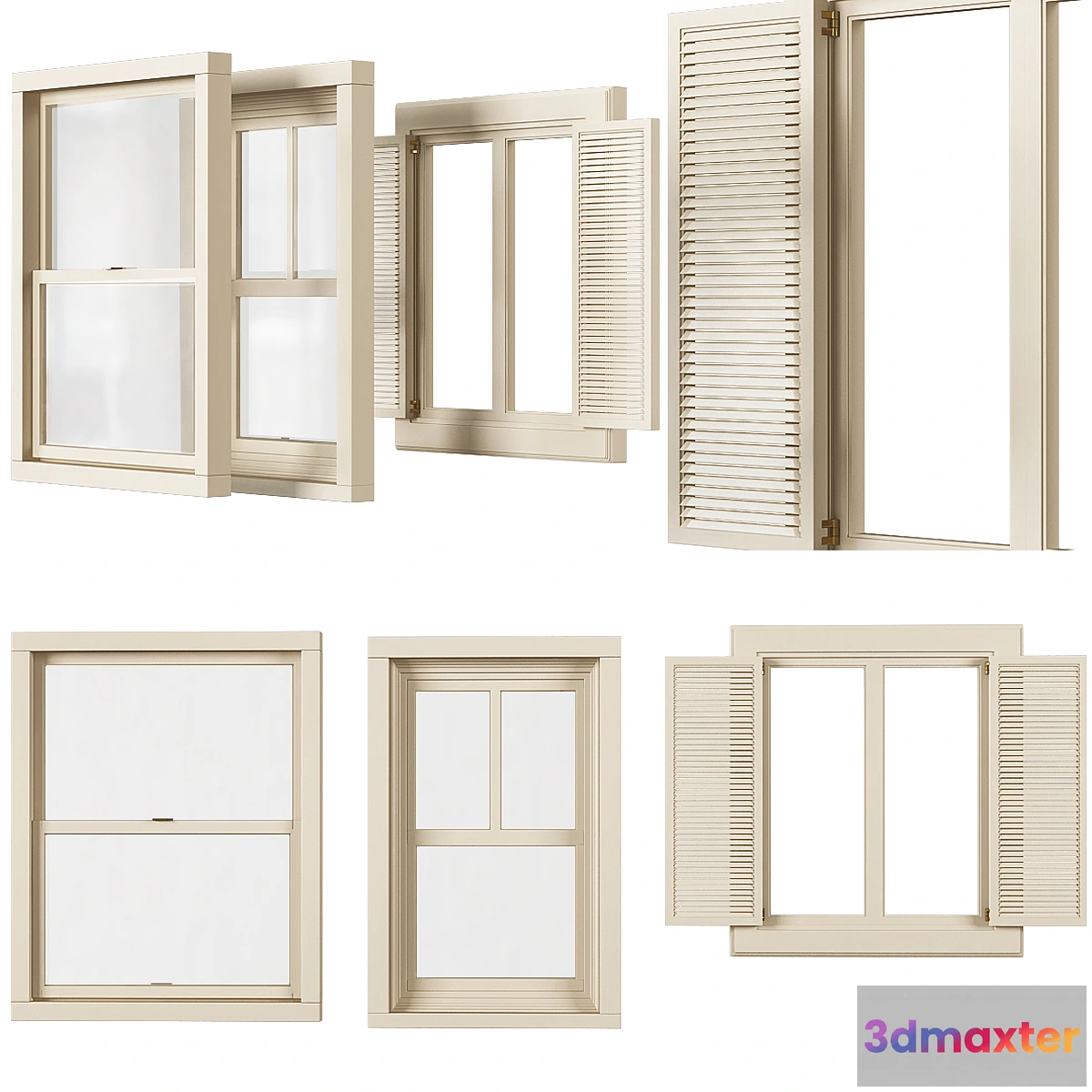 1461658 - Entrance window number 005 3D Max