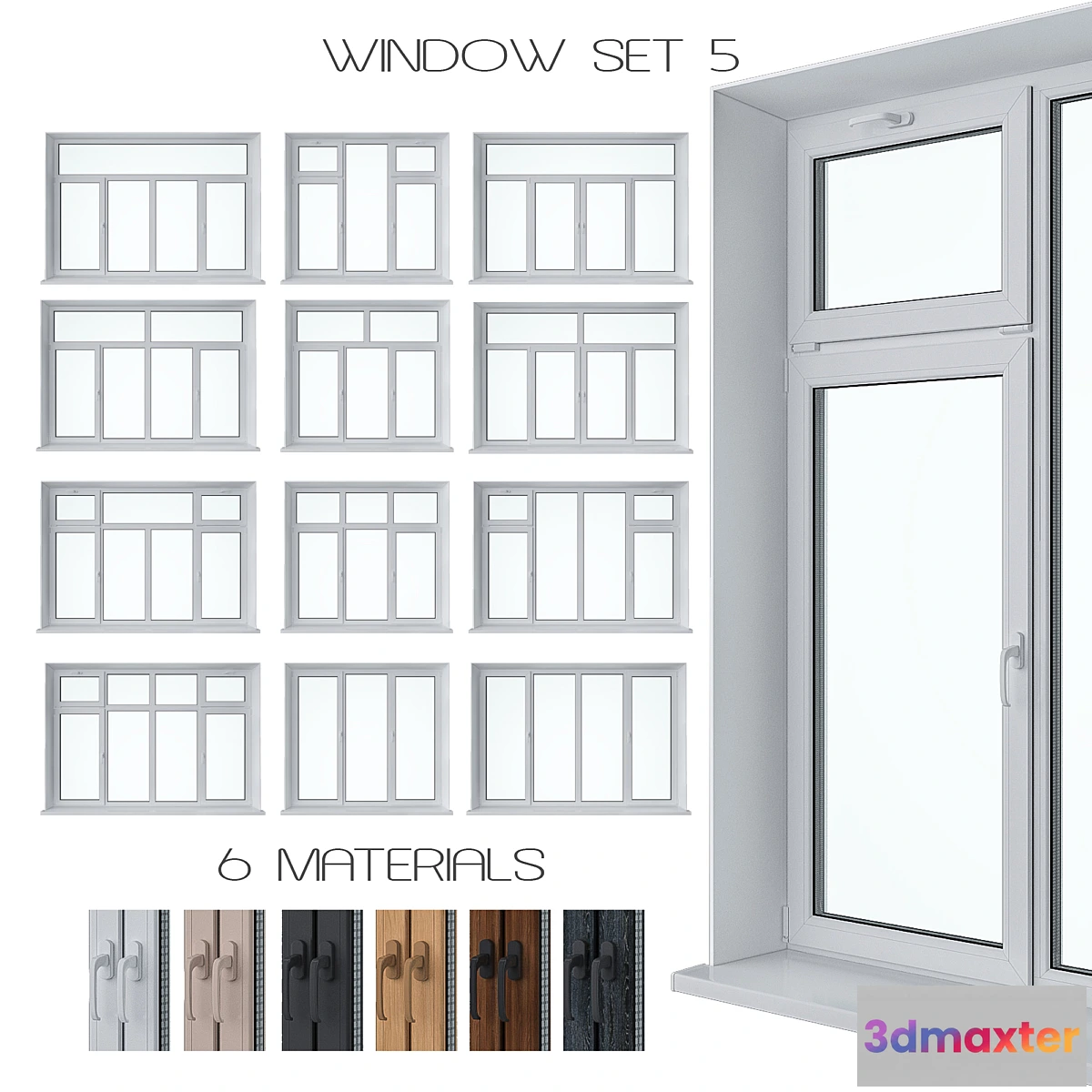 1472948 - Window Set 5 3D Max