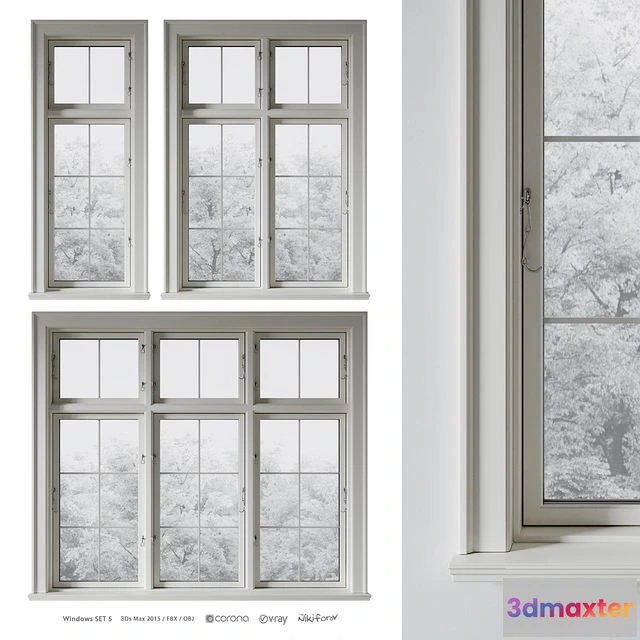 1542509 - Classic window 5 3D Max