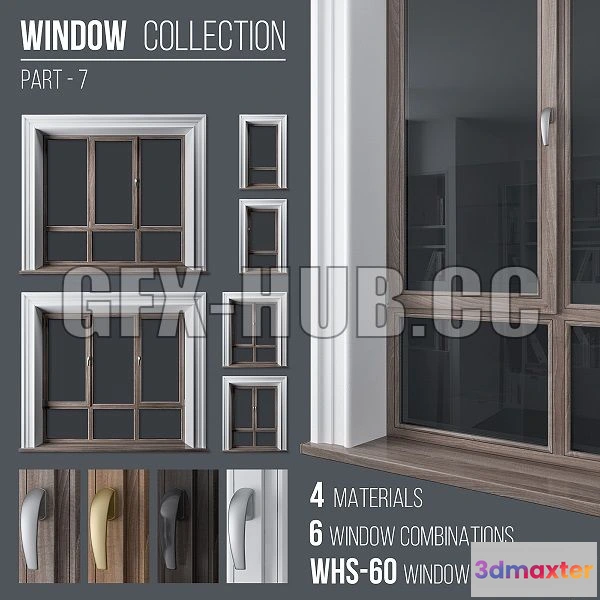 1543769 - Window Collection Part 7 3D Max
