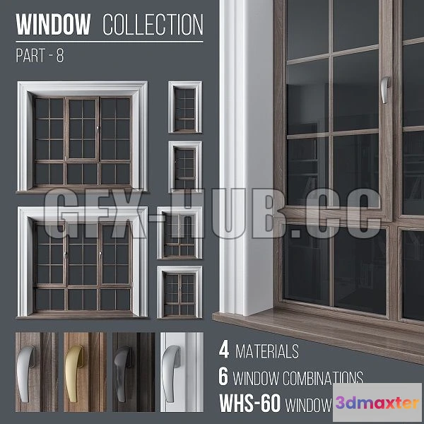1543771 - Window Collection Part 8 3D Max