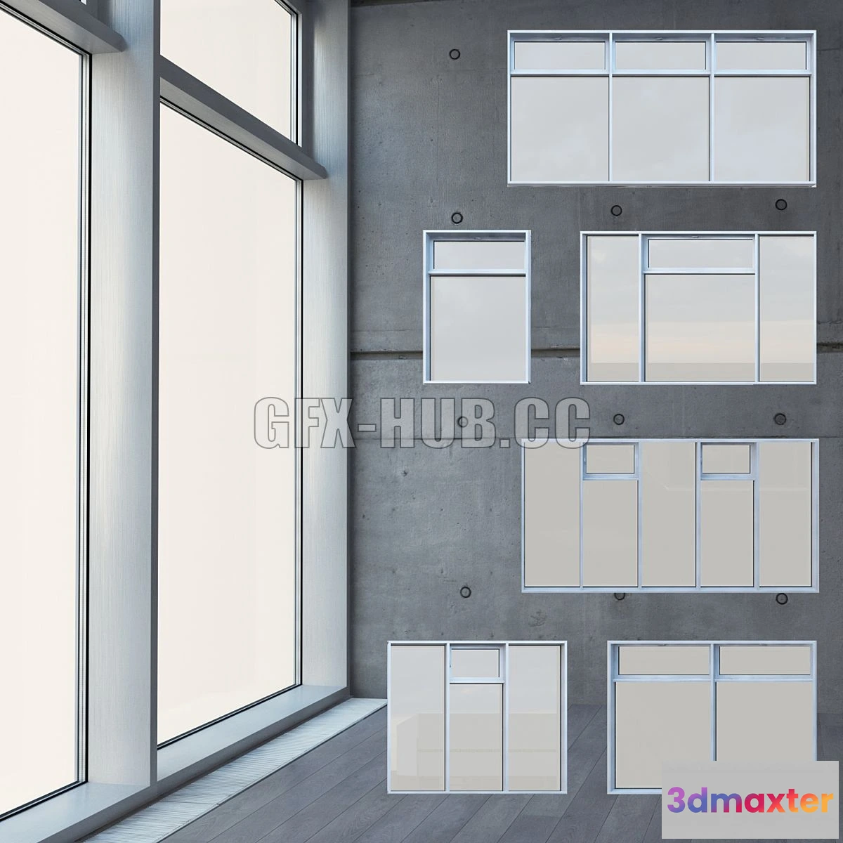 1547813 - Stained Glass With Radiator 04 3D Max