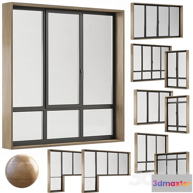 1554469 - Plastic windows 3D Max