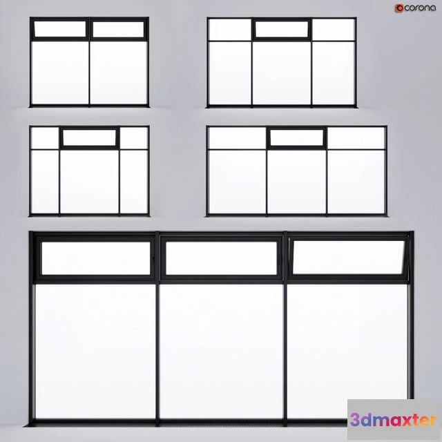 1562415 - Panoramic glazing 3D Max