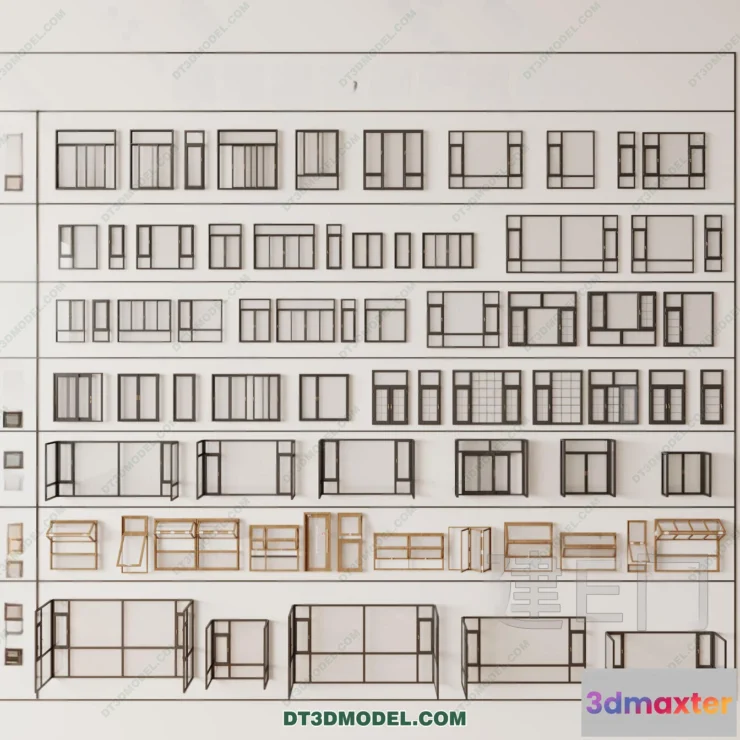 1583971 - Windows 3D Blocks - 3D Model - 005 3D Max