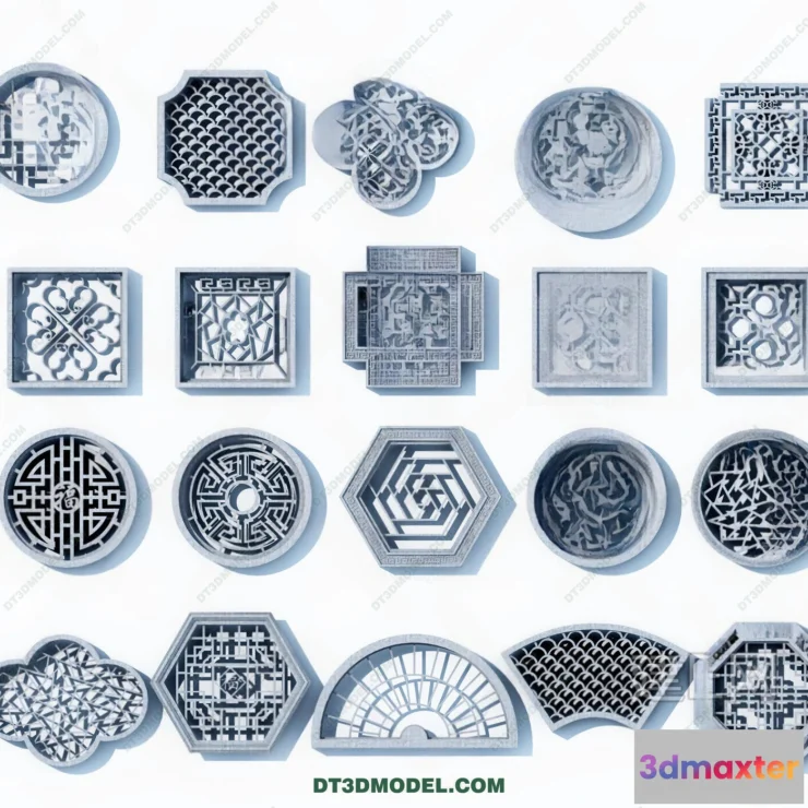 1584001 - Windows 3D Blocks - 3D Model - 020 3D Max