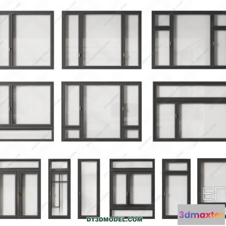 1584007 - Windows 3D Blocks - 3D Model - 023 3D Max