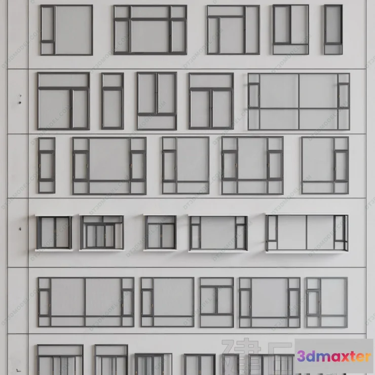 1584011 - Windows 3D Blocks - 3D Model - 025 3D Max