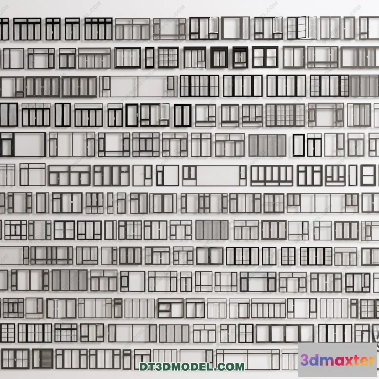 1584059 - Windows 3D Blocks - 3D Model - 049 3D Max