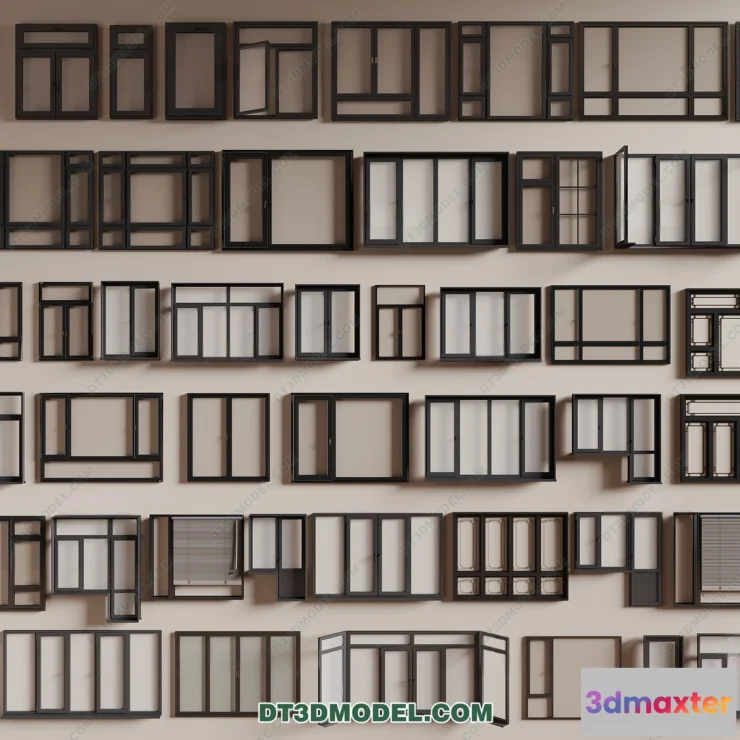 1584073 - Windows 3D Blocks - 3D Model - 056 3D Max