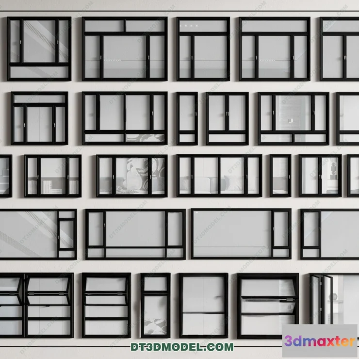 1584077 - Windows 3D Blocks - 3D Model - 058 3D Max