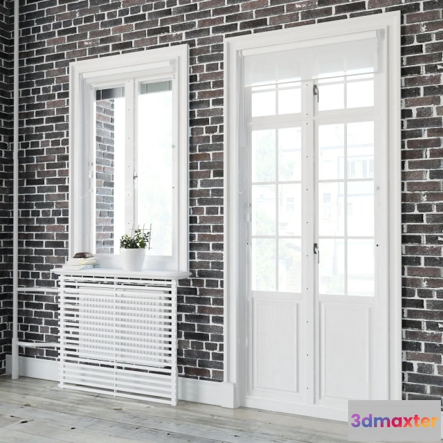 1667232 - other-models - Windows in Scandinavian style 1 3D Max