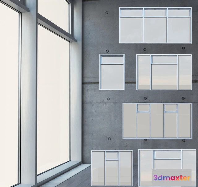 1667248 - other-models - Stained glass with radiator 04 3D Max