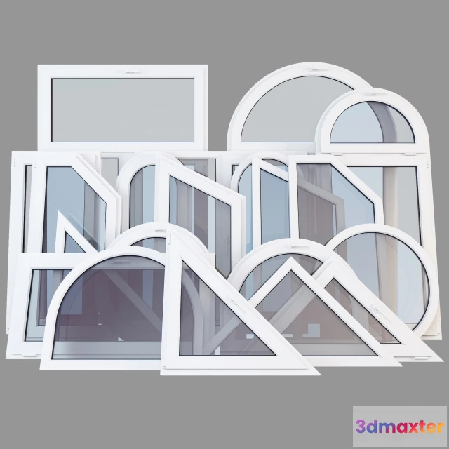 1667268 - other-models - Plastic windows 3 3D Max