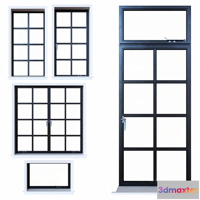 1667292 - other-models - Steel Windows 3D Max
