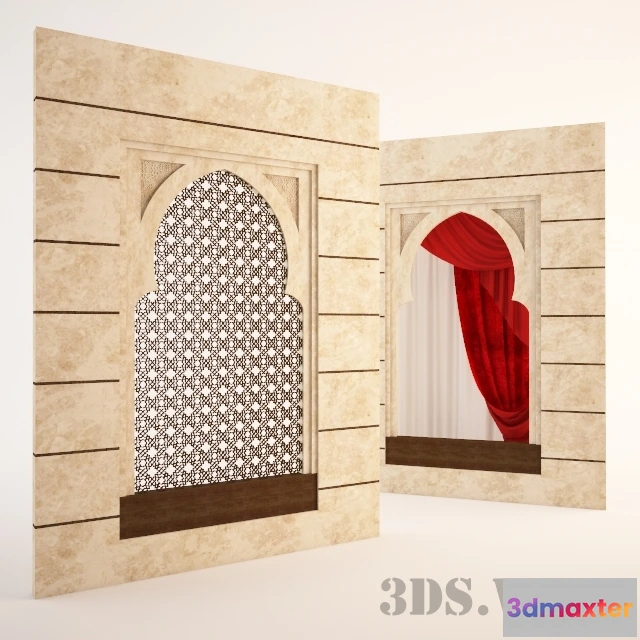 1667350 - other-models - Arabic style window 3D Max