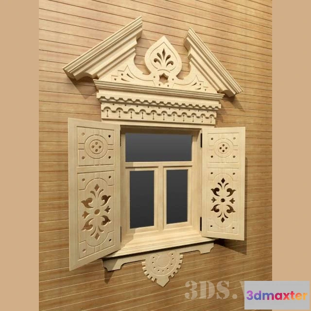 1667352 - other-models - Carved window 3D Max