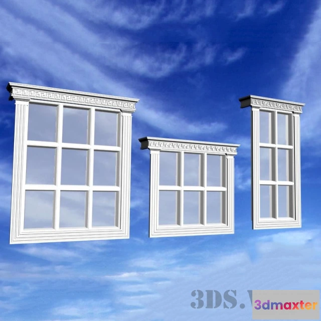 1667354 - other-models - Windows with Izoman decor 3D Max