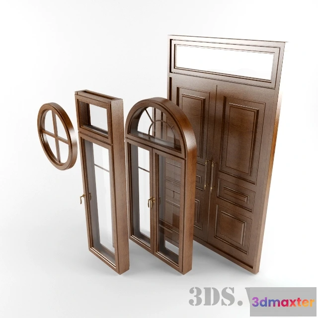 1667358 - other-models - Windows and doors from one project 3D Max