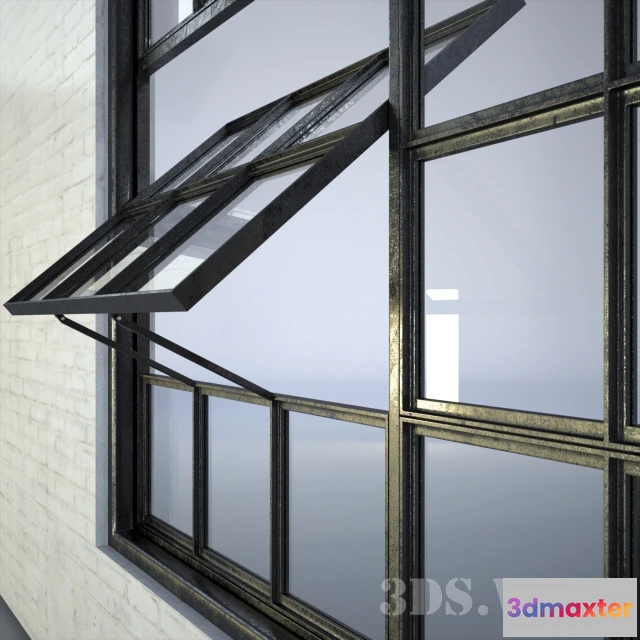 1667388 - other-models - Large metal windows 3D Max