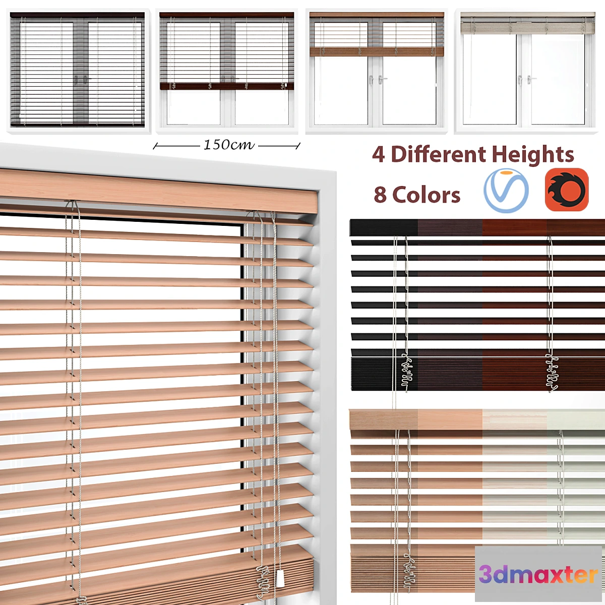 571966 - Wooden Blinds And Windows