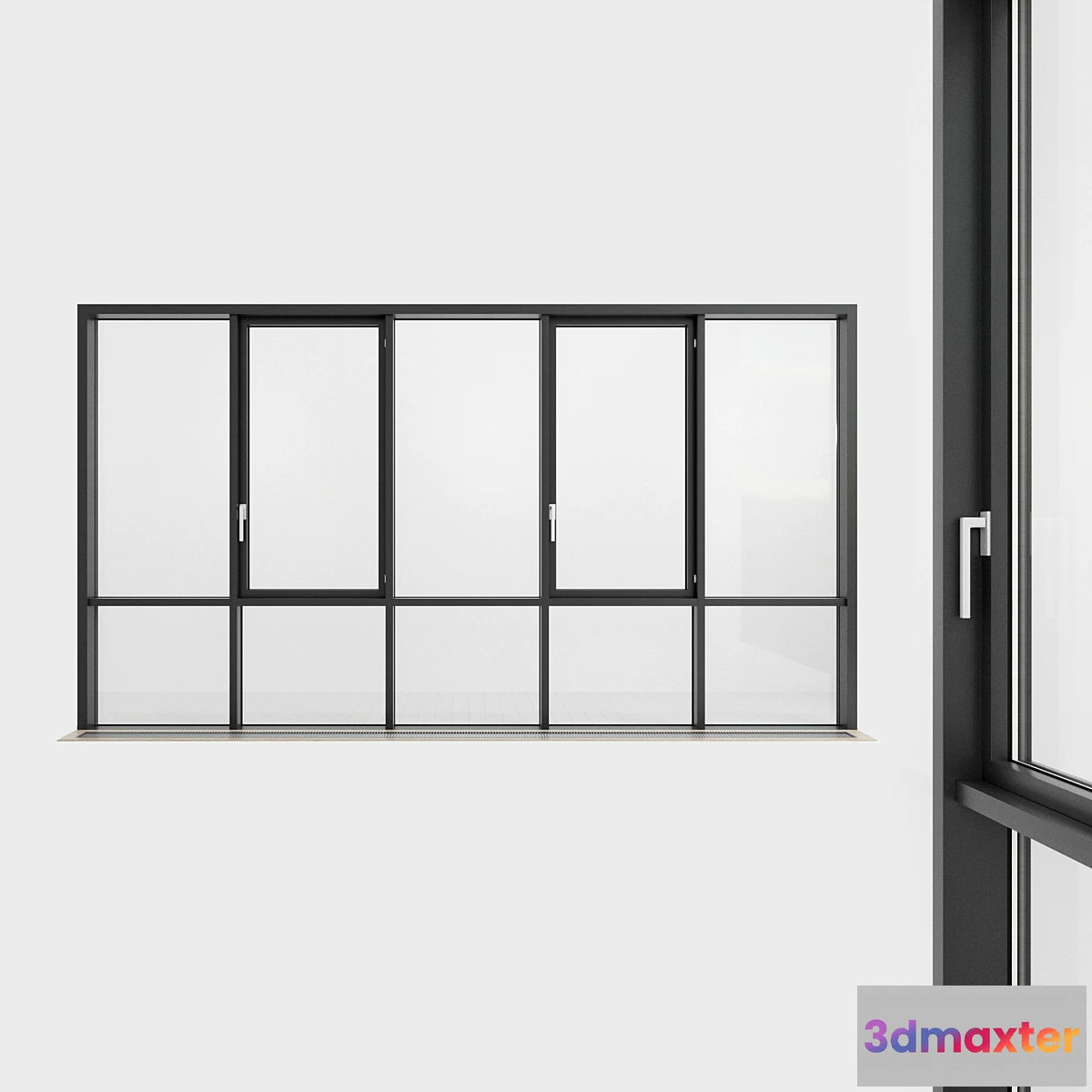 571994 - Panoramic glazing. Stained glass. 81