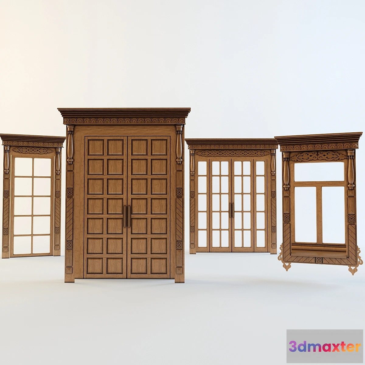 629625 - Doors and Windows with carved aprons