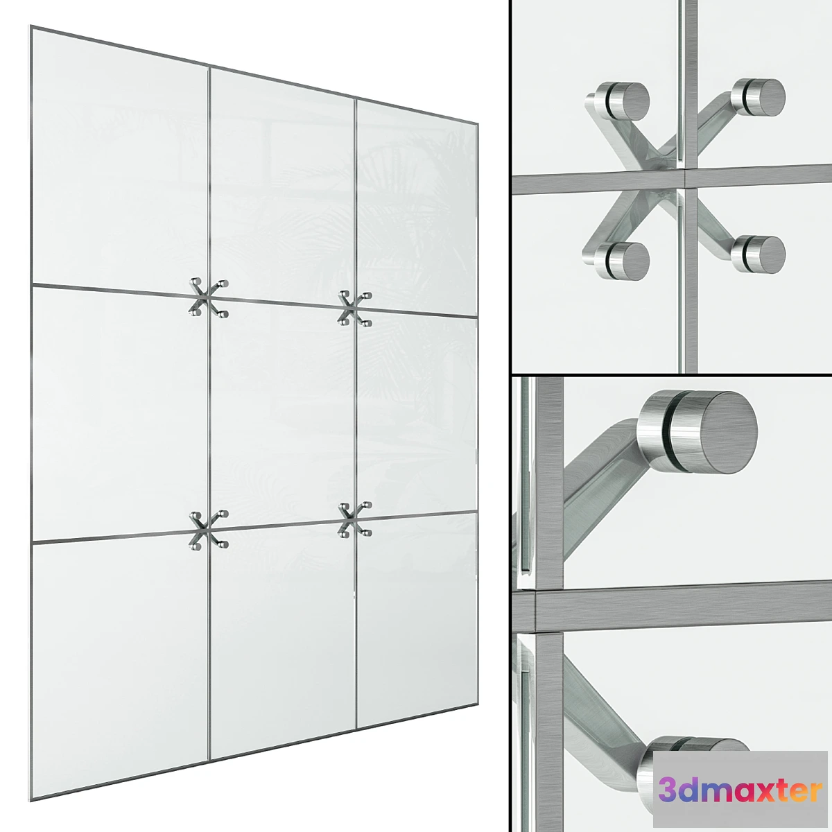 706988 - Spider Glazing Window Modern - Windows Set 04