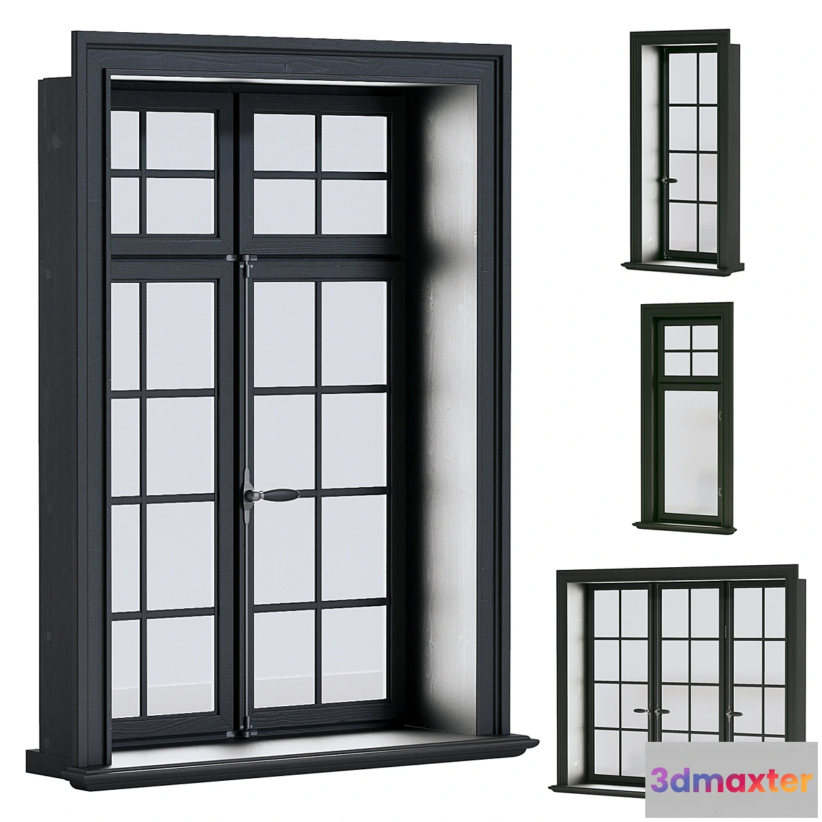707028 - Set of scandinavian windows